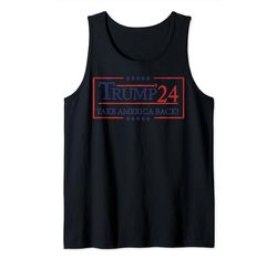 Donald Trump 2024 Take America Back American Take America ba Camiseta sin Mangas