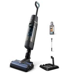 Philips AquaTrio Cordless Lavapavimenti senza filo Wet & Dry Serie 7000, Aspirapolvere lavapavimenti, Autopulizia Automatica, fino a 30 Min di Autonomia e 180 m2 di superficie di lavaggio