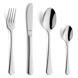 Hexa - Set di posate per 6 persone, 24 pezzi