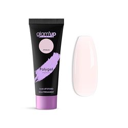 Glam'Up Paris - Poly Gel Semi-Permanent - Gel d'Extension en Tube - Gel de Construction Ongles UV - Art Design pour Ongles - Facile à Utiliser - Longue Durée - Rose Naturel
