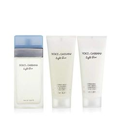 Dolce & Gabbana Light Blue Femme Eau de Toilette Spray 100 ml, Body Cream 100 ml en douchegel 100 ml