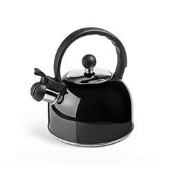 Ibili - Cafetière Silbante Noire, 2,5 Litres, Acier Inoxydable, Compatible avec les Plaques à Induction