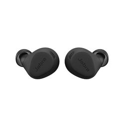 Jabra Elite 8 Active trådlösa Bluetooth-hörlurar med anpassningsbar hybrid aktiv bullerdämpning och sex inbyggda mikrofoner, vatten- och svettresistenta – svarta