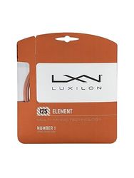 Luxilon WRZ990105 Corda da Tennis Element, 12.2 m, Unisex, Bronzo, 1.25 mm