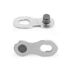 Campagnolo 2651020103 Steekschakels, uniseks, voor volwassenen, zwart/zilver, eenheidsmaat