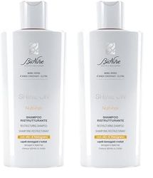 Bionike Shine On - Nutri-Hair, Shampoo Ristrutturante e Nutriente per Capelli Danneggiati e Sfibrati, Prolunga la Durata del Colore, Dona Brillantezza, 200 ml (Confezione da 2)