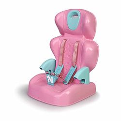 Nenuco Autostoel, accessoires voor het vervoer van de pop, ideaal cadeau voor meisjes en jongens vanaf 2 jaar (Famosa 700016256)