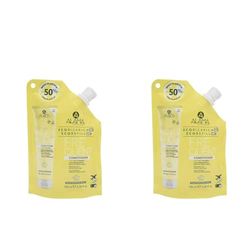 Alama Professional Eco-Refill Frequent Conditioner Nutriente, Balsamo per Tutti i Tipi di Capelli, Formula con Vitamine, 90% Ingredienti Naturali, Vegan, 100ml (Confezione da 2)