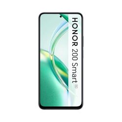 HONOR 200 Smart, Smartphone 5G, 4 GB + 256 GB, 6,8 inch display, 5200 mAh batterij, 50 MP camera, Dual SIM, Android 14, zwart