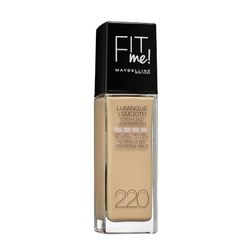 Maybelline New York Fit Me Fondotinta Liquido, 220 Natural Beige