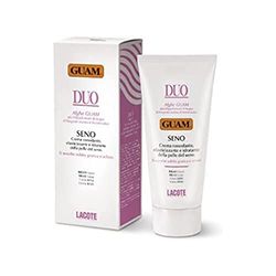 Crème Anti Vergetures Seins-Corps pour Femme GUAM DUO aux Algues GUAM - Prévenir et Contenir l'Apparition des Vergetures pour un Bon Niveau d'Élasticité de la Peau - Fabriquée en Italie - 150 ml