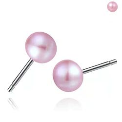 Rosa orekini perno pink, every orekni donne e ragazze, simple orekchini a perno uomod, di orekchini in metallo, integral acciaio, argento plaque