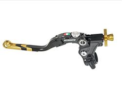ACCOSSATO Commande d'embrayage à câble avec Levier de révolution coloré (Bouton+Insertion+régulateur), avec Fixation Micro pour Benelli BN 251 de 2016 à 2017 CC 250