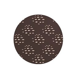 Questo Casa, Ronde digitaal bedrukte muismat, antislip onderkant, voor kantoor en thuis, diameter: 22 cm