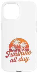 Funshine Retro Sunset Style Sunshine Case for iPhone 15