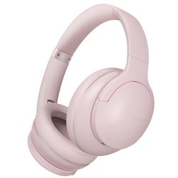 DOQAUS Casque Bluetooth sans Fil, 90H Durée Lecture Casque Audio Bluetooth avec Microphone,3 Modes EQ,Wireless Headphones sans Fil Voyage/Travail/Vie-Rose