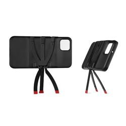 JOBY StandPoint Cover Google Pixel 4 XL, Custodia Protettiva con Treppiede Portatile in Alluminio, Ricarica Wireless, per Selfie, Fotografia, Astrofotografia, Video, Vlogging, Streaming Live