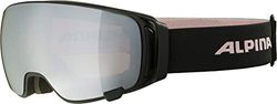 ALPINA Unisexe - Adultes, DOUBLE JACK MAG Q-LITE Lunettes de ski, black-rose, One Size