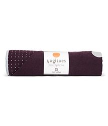 Manduka Yogitoes Yogitoes Yogahanddoek voor mat, antislip en sneldrogend, voor hete yoga, met rubberen bodemgreeppunten, dun en licht, 180 cm, verwennen