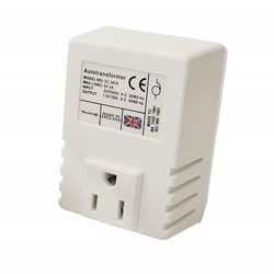 Tacima SC5474W/BP stepdown-spanningsomvormer, 220/240 volt tot 110/120 volt - maximale belasting 50 VA (ongeveer 50 watt)