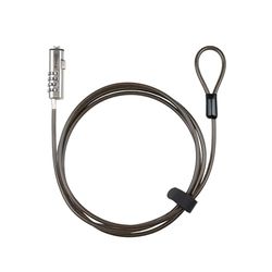 Câble de sécurité Portable 2,5 x 6 mm avec Combinaison, idéal pour protéger des Objets en extérieur et en Voyage.