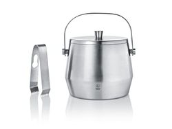 Cubo hielo con pinzas Inox. (Antes LV00295)