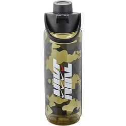 Nike TR Renew Recharge Drinkfles, uniseks, medium olijf/zwart/sirenenrood, 709 ml