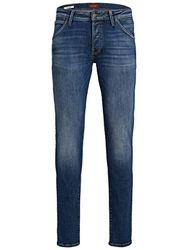 JACK & JONES Male Slim Fit Jeans Glenn Fox AGI 204 50SPS, Denim Blauw, 32W / 34L