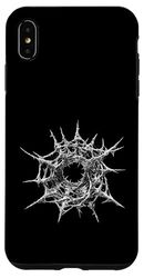 Goth Aesthetic Cobweb in Alt Aesthetic for Goth Girls Case for iPhone XS Max