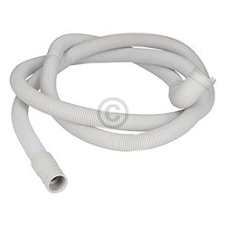 eVendix Tuyau de vidange en Plastique Gris 2,4 m
