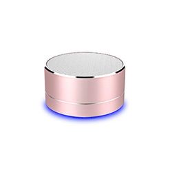 Speaker Metaal Bluetooth voor Xiaomi Redmi Note 6 Pro Smartphone USB-poort TF-kaart Auxiliaire luidspreker Micro Mini (roze)