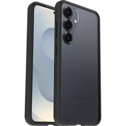 OtterBox Sleek Series skal för Samsung Galaxy S25, stöttåligt, fallsäkert, supertunt, skyddande tunt skal, testad till militärstandard, Klar/Svart, Utan retailförpackning