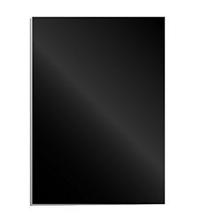 Fellowes A4 100 Percent Recyclable Gloss Binding Covers, Heavyweight, 250 gsm Presentation Covers, FSC, Black, Pack of 100, 5378504