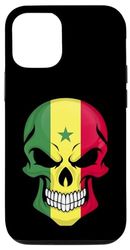 iPhone 13 Pro Senegal Flag Skull Pride Senegalese Flag Roots Senegal Gifts Case
