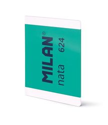 MILAN® Notatnik A4 klejony, papier w kratkę, 48 kartek 95 gr/m², kolekcja nata® 624 od 1918 roku, zielony