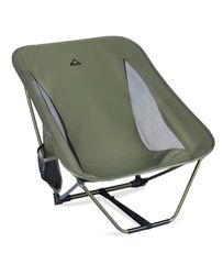 iClimb Chaise de Camping Pliante Ultra légère avec Poche latérale et Sac de Transport (Vert)