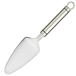 KitchenCraft Cortador / Servidor de bolos profissional de aço inoxidável, 26 cm (10"), prateado