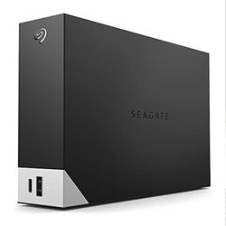 Seagate One Touch Hub, 6 TB, Extern Hårddisk, USB-C, USB 3.0, för PC, bärbar dator och Mac, 4 månaders medlemskap i Adobe Creative Cloud Photography, 1 år Mylio, 3 år Rescue Services (STLC6000400)