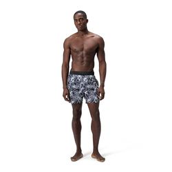 Speedo Men's The Lookout Volley 40,6 cm vattenshorts med tryck, grå bly, L