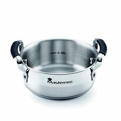 MasterPro Saucepan, Stainless Steel Aluminium, Multicoloured, Estándar
