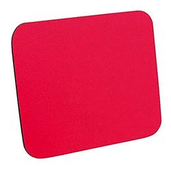 Tapete de rato nilox vermelho - tapete de rato (vermelho, monótono, tecido, borracha).