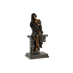 FIGURA RESINA 17X11X32,5 MUJER COBRIZO