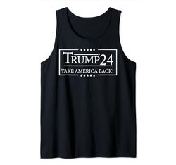 Donald Trump 2024 Take America Back American Take America ba Camiseta sin Mangas