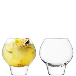 LSA International RU01 Rum, Bicchiere Ballon, 380 ml, Trasparente, Confezione da 2