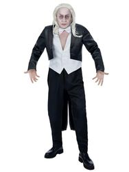Smiffys Rocky Horror Show Costume Riff Raff, Veste, gilet et noeud de papillon