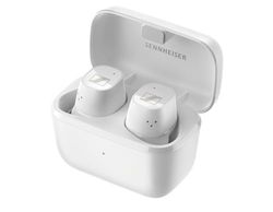 Sennheiser CX Plus True Wireless Earbuds - Bluetooth In-Ear Headphones for Music and Calls with Active Noise Cancellation, Customizable Touch Controls, Bass Boost, IPX4 and 24-hour Battery Life, White