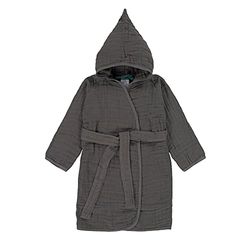 Lässig Accappatoio/Muslin Bathrobe Anthracite 18-24 Mesi - 240 g