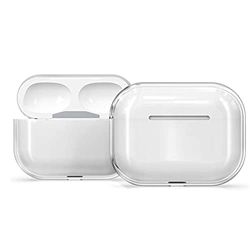 Kompatibel med Airpods Pro Case Clear, design skydd mjukt TPU transparent stötsäkert hölje tillbehör nyckelring för Airpods Pro 2ST generationen (Clear)