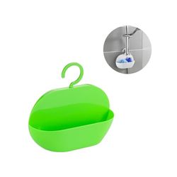 Avilia Porte-goussets pour douche - Panier de rangement en plastique, 26 x 9 x 23 cm, vert