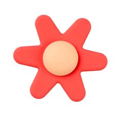 Nattou Juguete de Baño de Silicona, Flor Giratoria para Bañera, Sin BPA, Silicone, Rosa